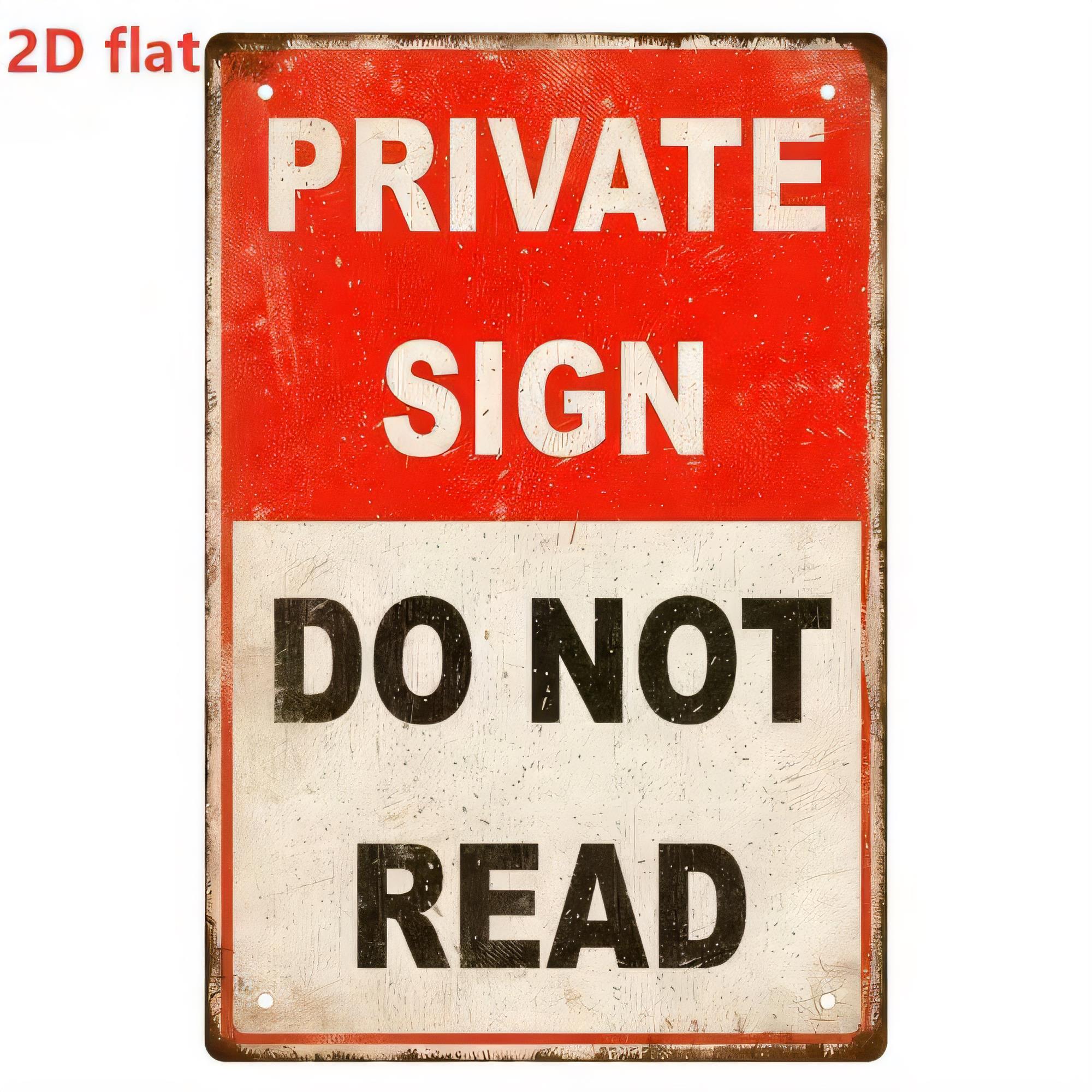 Retro Gaming Pictures - Tin Sign Private Sign Do Not