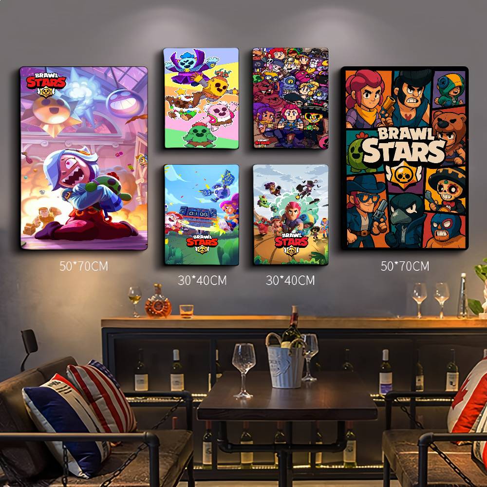 Retro Gaming Aesthetic - Anime Game Brawl Stars Movie Sticky