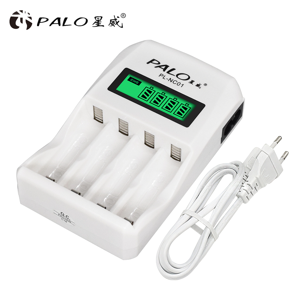 Rechargeable Battery Aa - PALO 1.2V Battery Charger 4 Slots