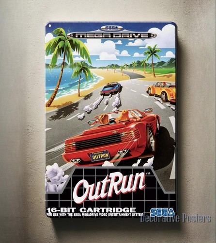 Retro Gaming Pictures - Outrun Mega Drive Retro Video Game