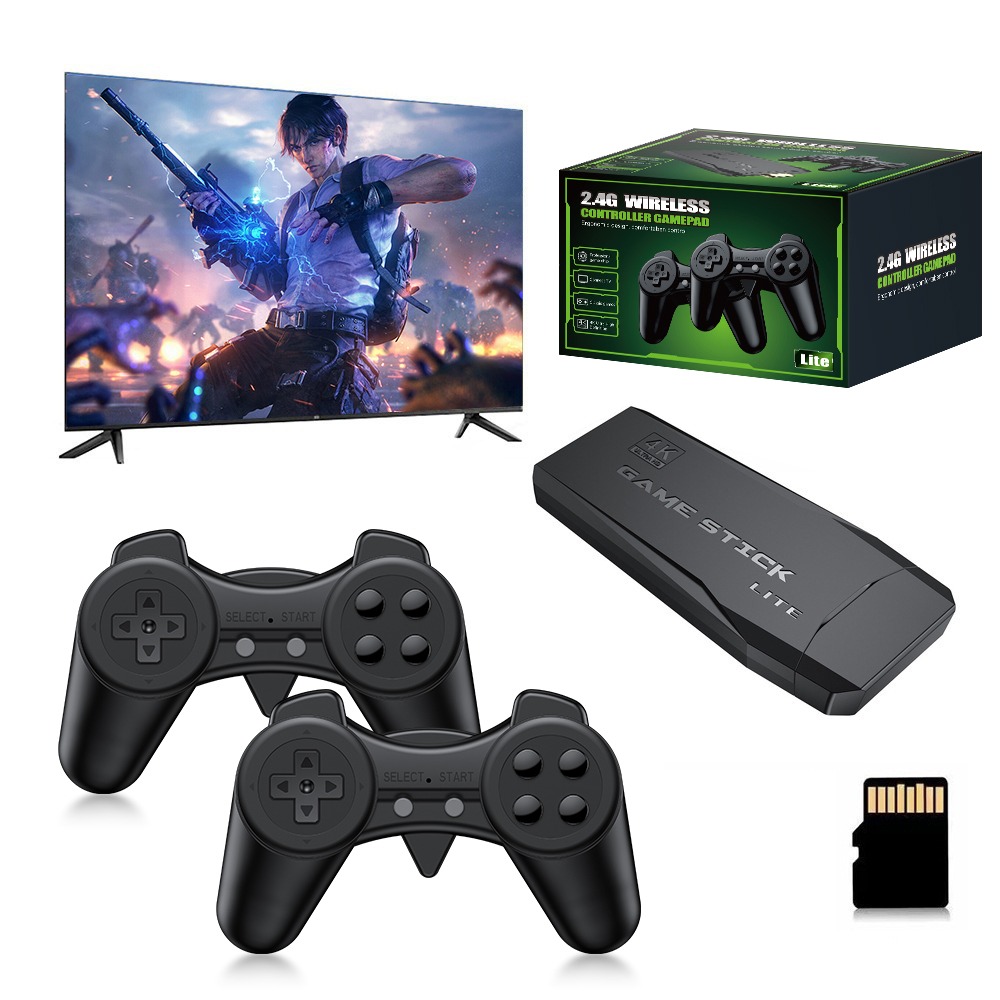 Retro Gaming App - Portable 4K Retro Game Stick Console