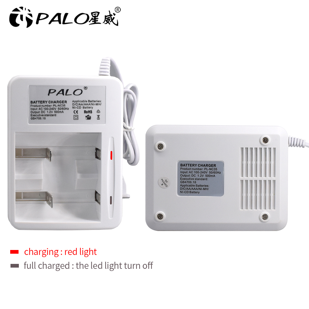 Rechargeable Battery Aa - PALO Intelligent Smart Charger For 1.2V