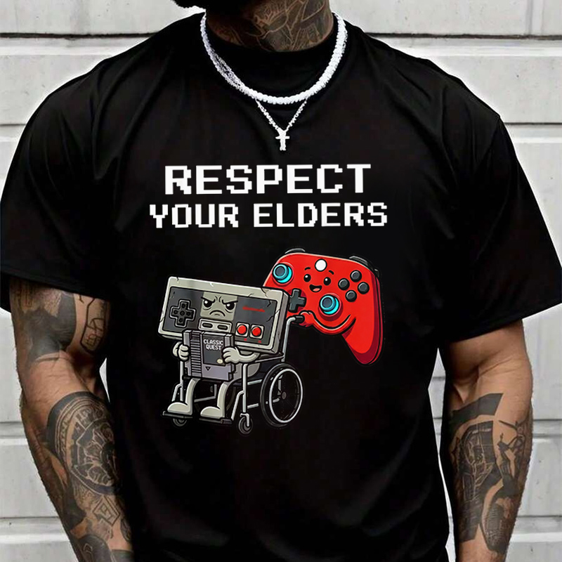 Retro Gaming T Shirt - Retro Gaming Funny Gamer Controller 80s