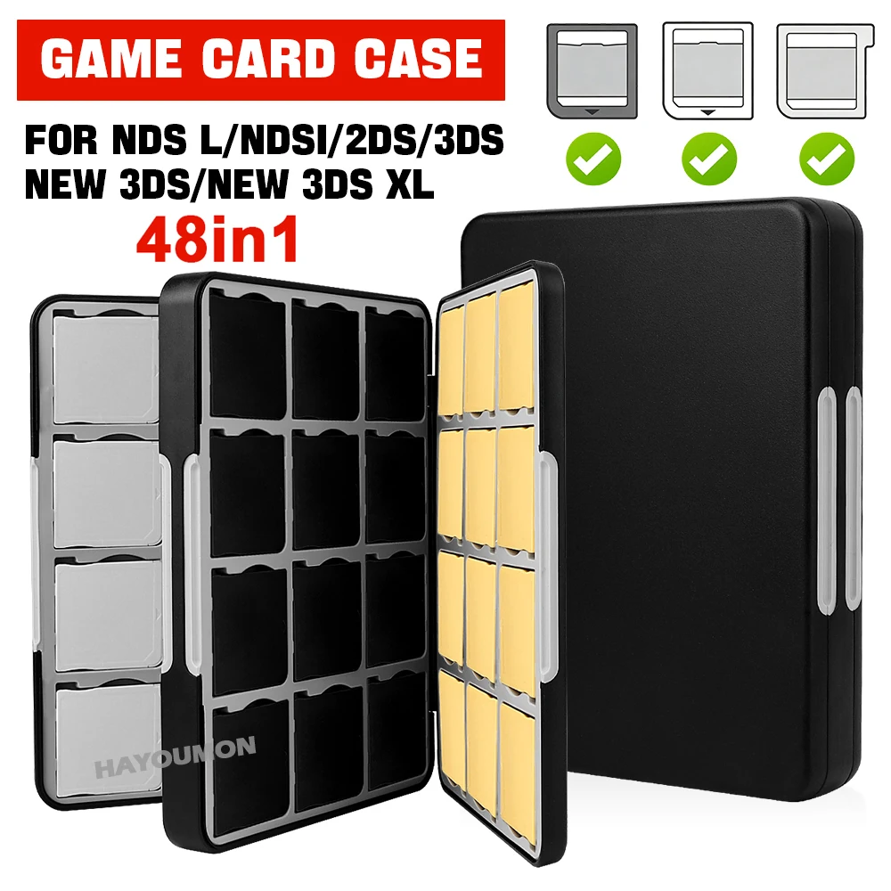Game Cartridge Case - 48 IN 1 Game Card Storage