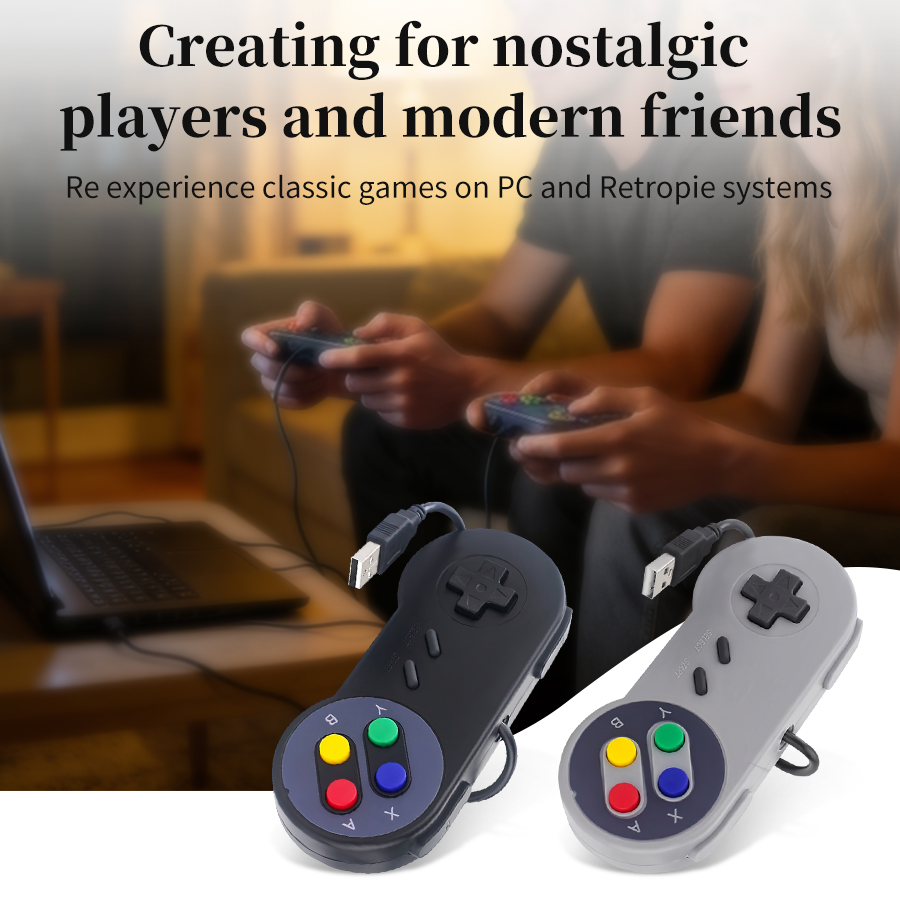 Retro Gaming Raspberry Pi 3 - USB Retro Gamepad for PC NESPi
