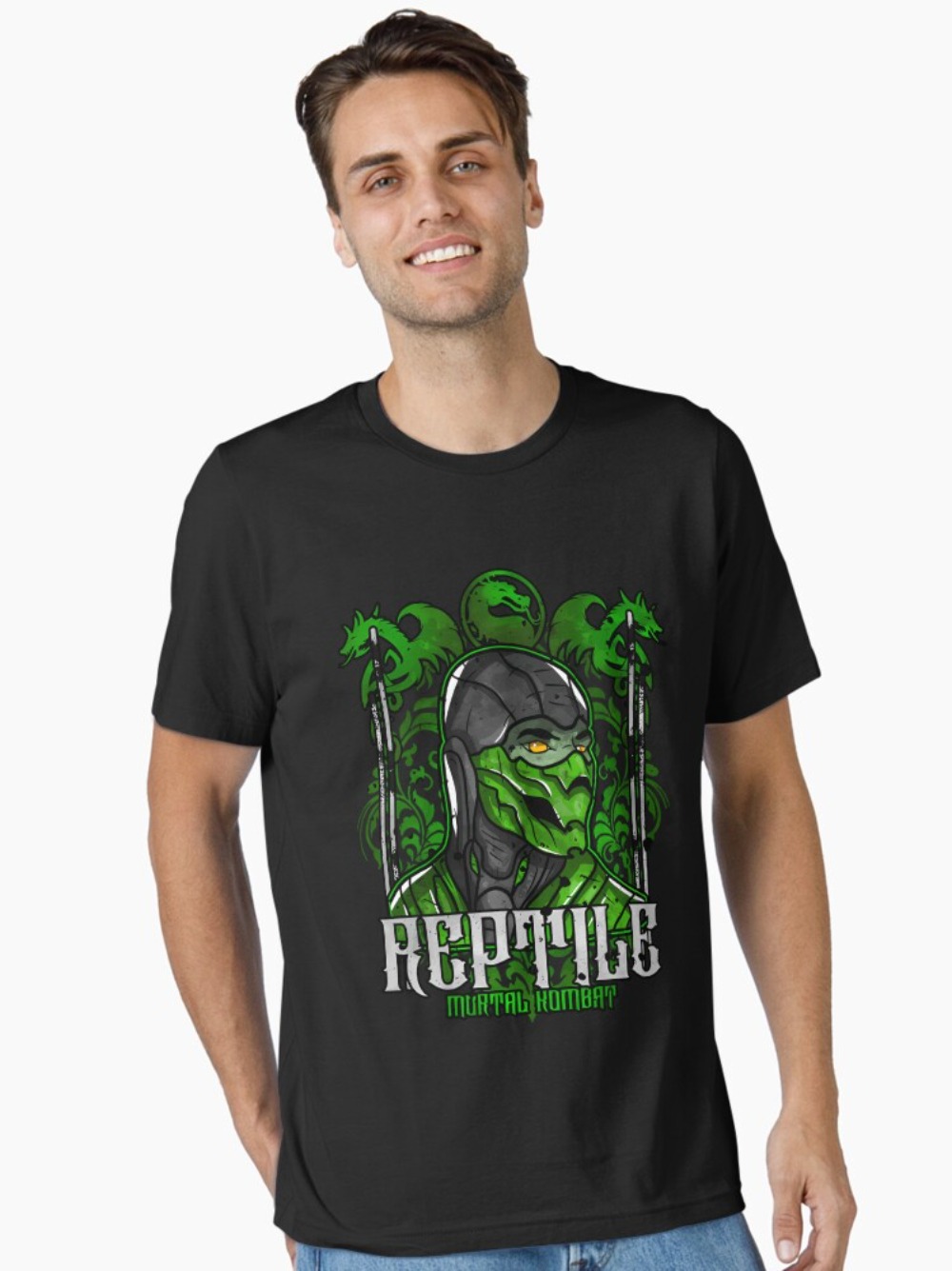 Mortal Kombat Reptile Portrait - огляд і ціна Retro Gaming Aesthetic