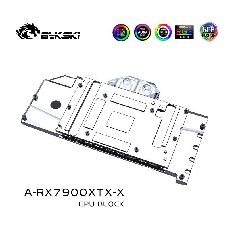 Bykski A-RX7900XTX-X Water Blo - огляд і ціна Amd Vga Rx 7900 Xtx