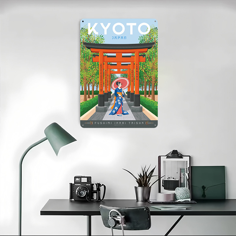 Kyoto Japan Travel Poster Cust - огляд і ціна Retro Gaming Kyoto