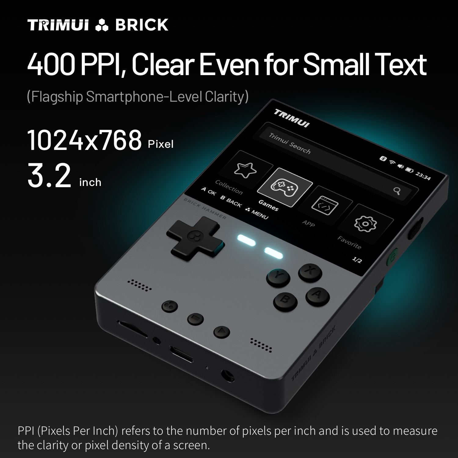 AMPOWN TRIMUI BRICK Metal Retr - огляд і ціна Retro Gaming Play Zone
