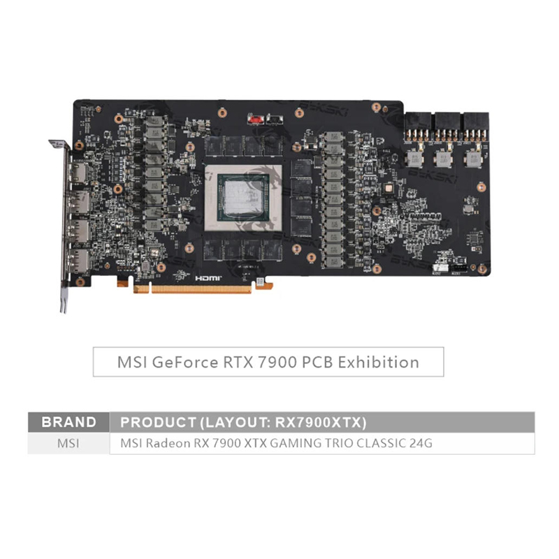 Bykski A-MS7900XTXTRIO-X Water - огляд і ціна Amd Vga Rx 7900 Xtx