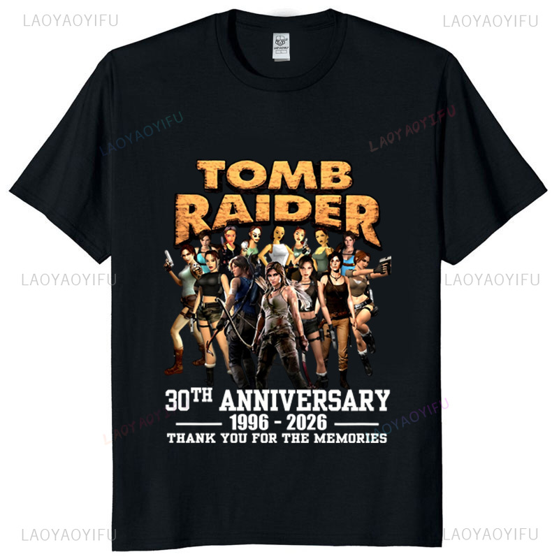 Tomb Raider 30th Anniversary U - огляд і ціна Retro Gaming T Shirt
