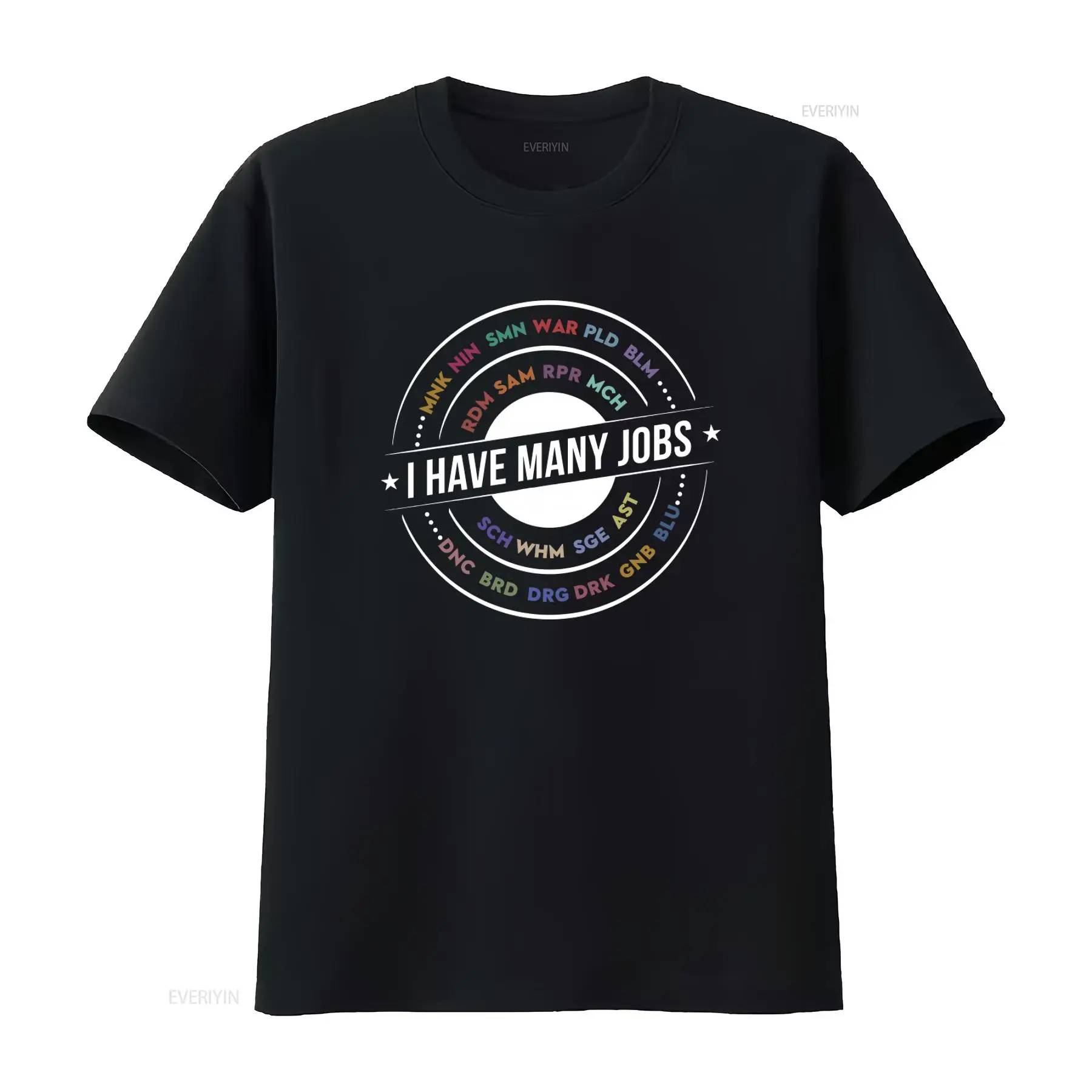 Many Jobs Ffxiv Inspired Funny - огляд і ціна Retro Gaming T Shirt