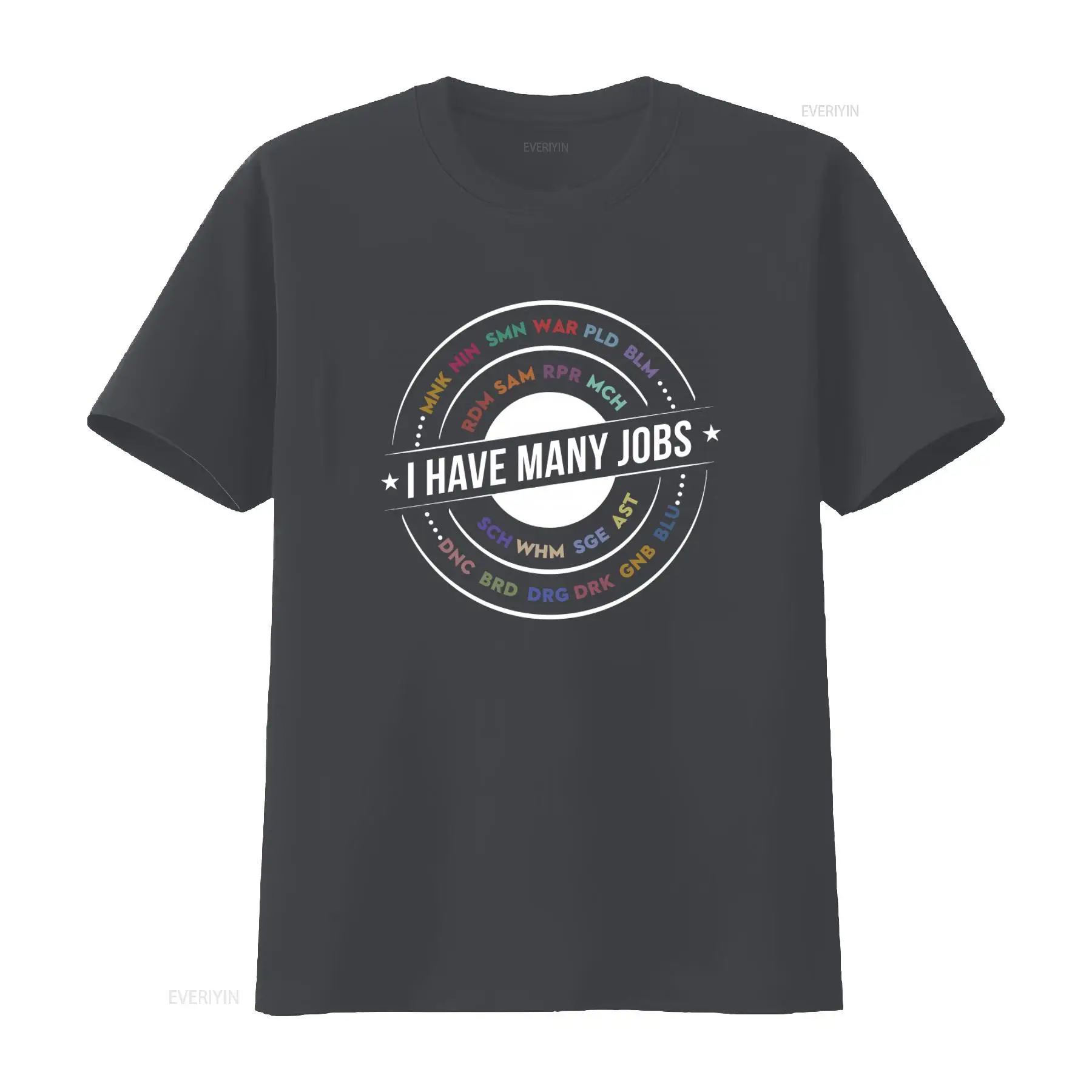 Many Jobs Ffxiv Inspired Funny - огляд і ціна Retro Gaming T Shirt