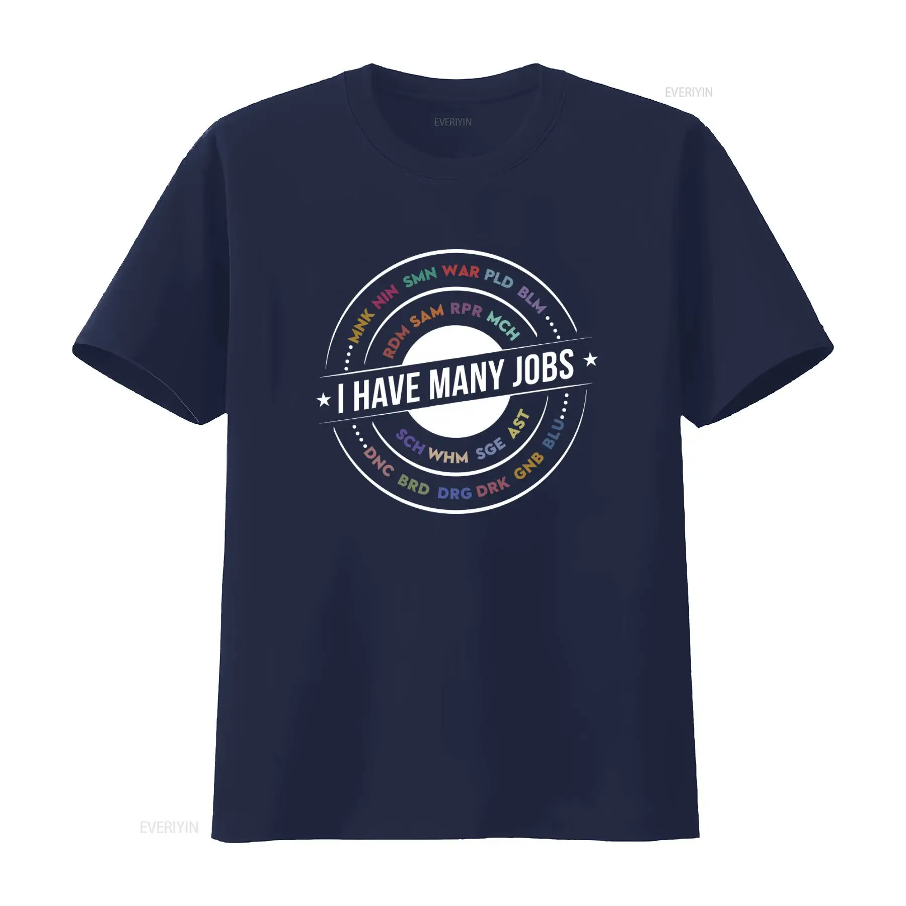 Many Jobs Ffxiv Inspired Funny - огляд і ціна Retro Gaming T Shirt