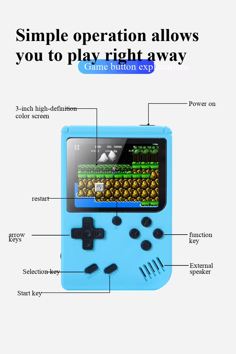400 In 1 MINI Games Handheld G - огляд і ціна Retro Gaming Play Zone