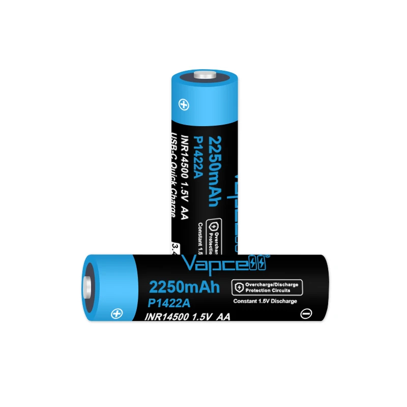 USB-C Charging Cell Vapcell  P - огляд і ціна Rechargeable Battery Aa