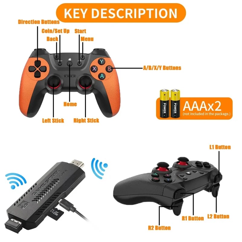 X2 Ultra Pro Retro Game Stick  - огляд і ціна Retro Gaming App