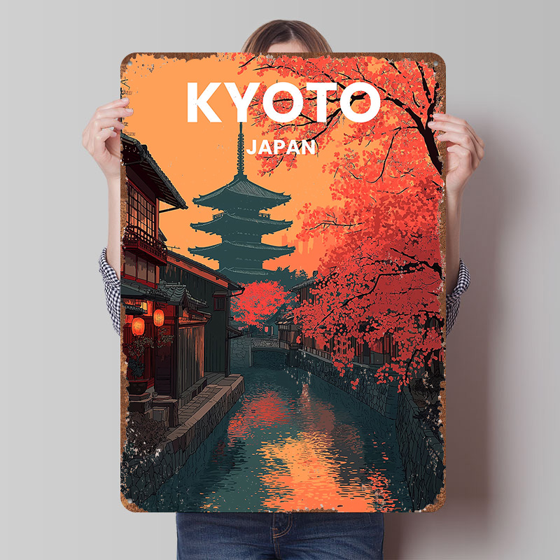 Kyoto Japan Pagoda Canal Metal - огляд і ціна Retro Gaming Kyoto
