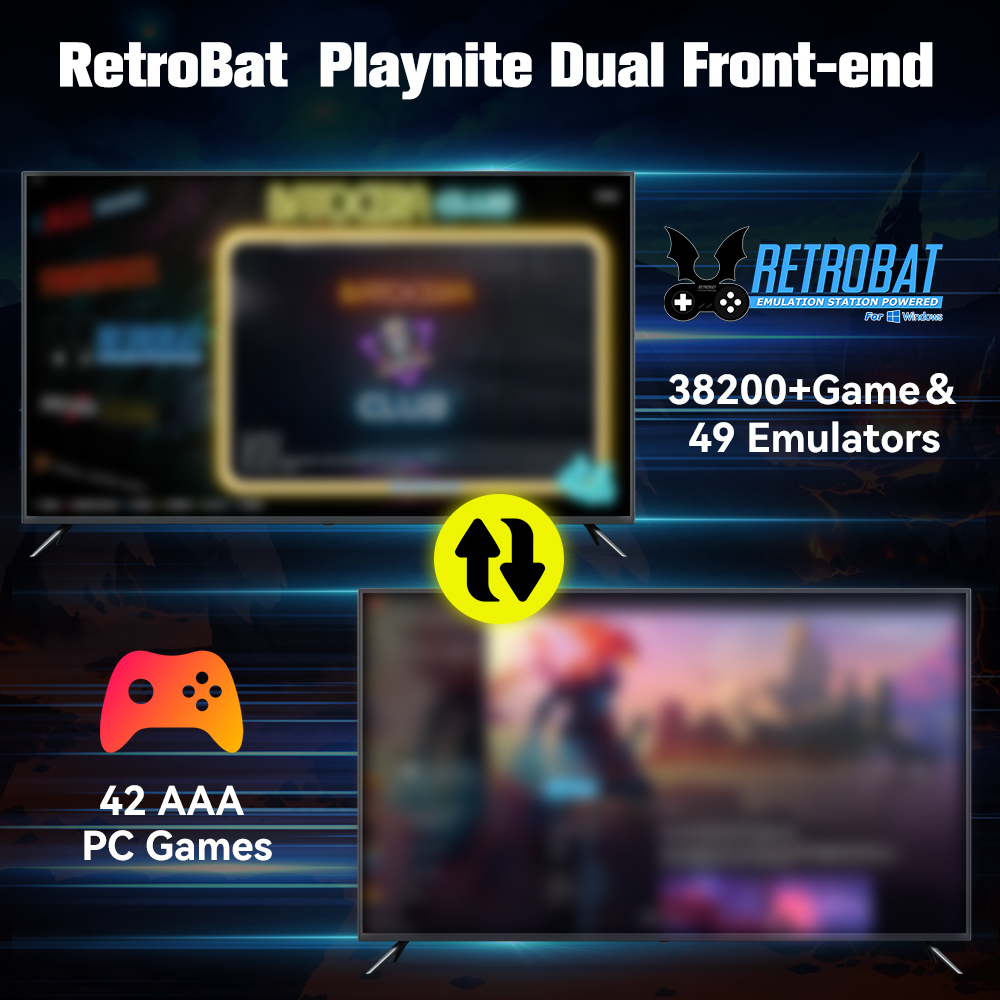 Retrobat＆Playnite System HDD R - огляд і ціна Retro Gaming Play Zone