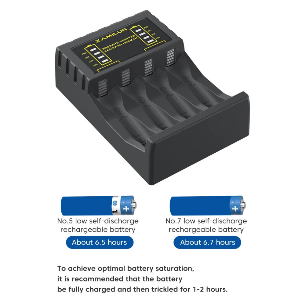 AA/AAA Battery Charger 4 Slots - огляд і ціна Rechargeable Battery Aa