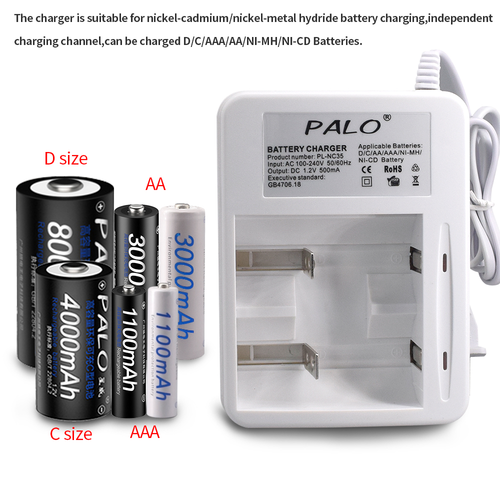 PALO Intelligent Smart Charger - огляд і ціна Rechargeable Battery Aa