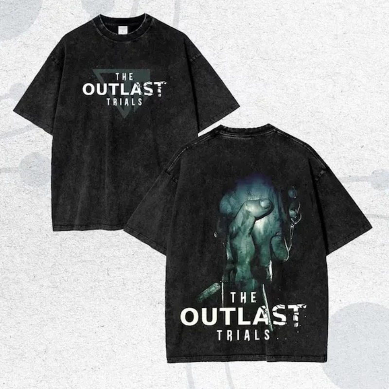 The Outlast Trials Game T-shir - огляд і ціна Retro Gaming Aesthetic
