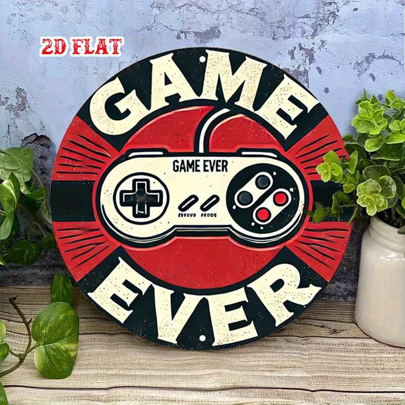 2D Flat 1pc Retro Gaming Round - огляд і ціна Retro Gaming Us