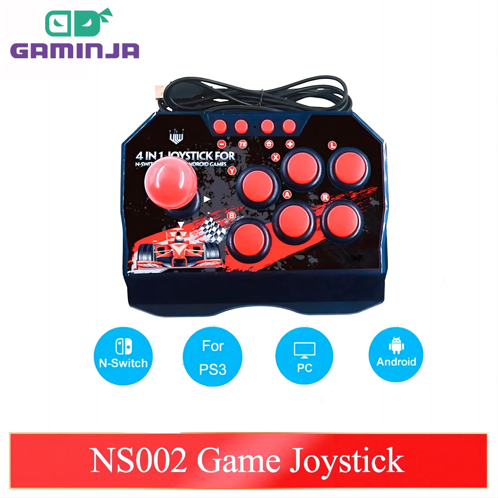 GAMINJA NS002 4 In 1 Retro Arc - огляд і ціна Retro Gaming Raspberry Pi Zero
