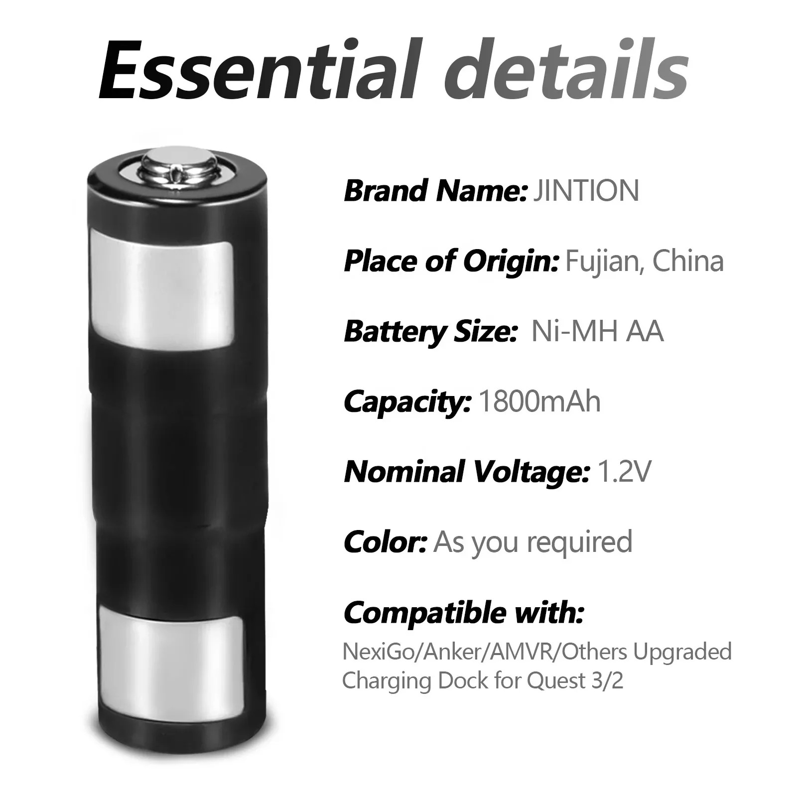 For Mate Quest 3/3S nickel hyd - огляд і ціна Rechargeable Battery Aa