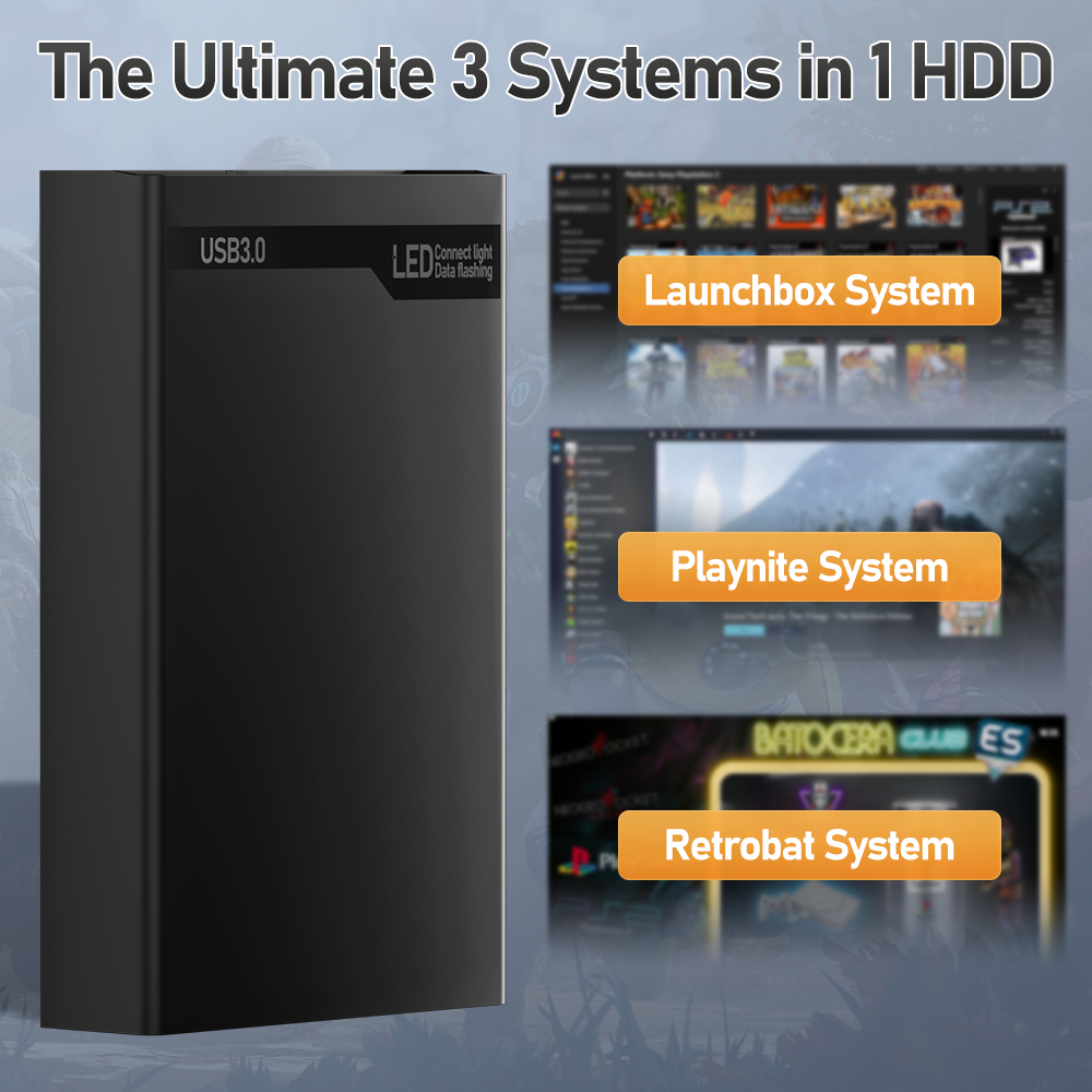 500G Retro Gaming HDD Video Ga - огляд і ціна Retro Gaming Play Zone