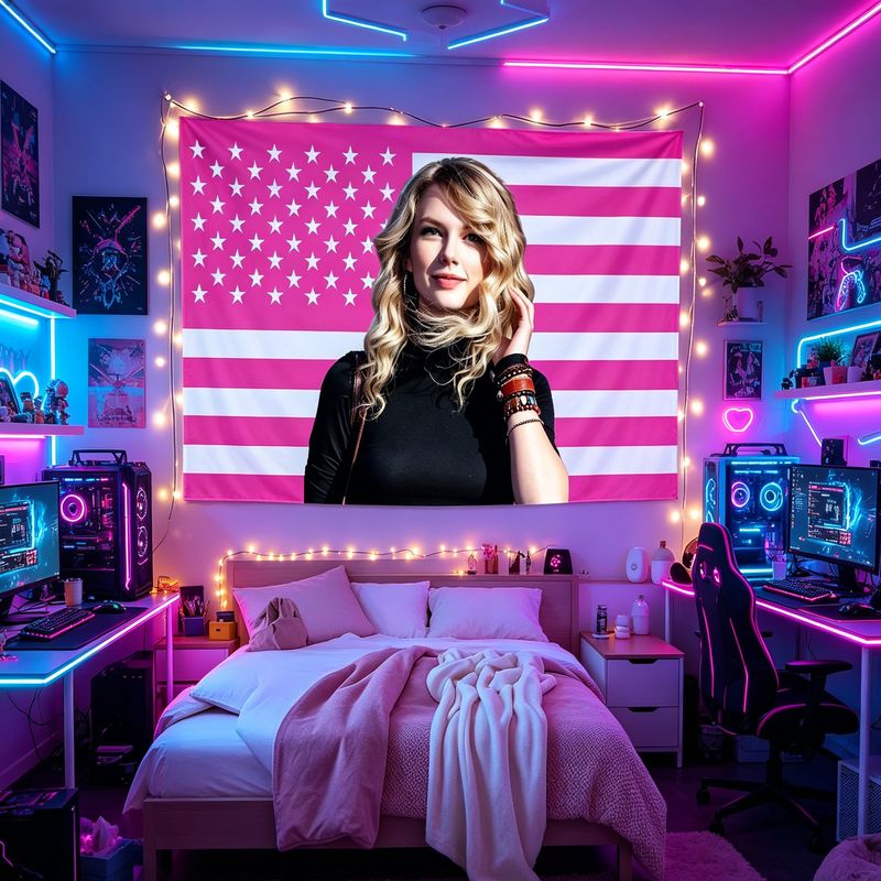 VIKAMA American Flag Female Si - огляд і ціна Retro Gaming Aesthetic