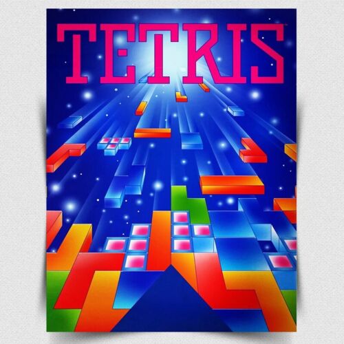 TETRIS METAL SIGN PLAQUE - Ret - огляд і ціна Retro Gaming Us