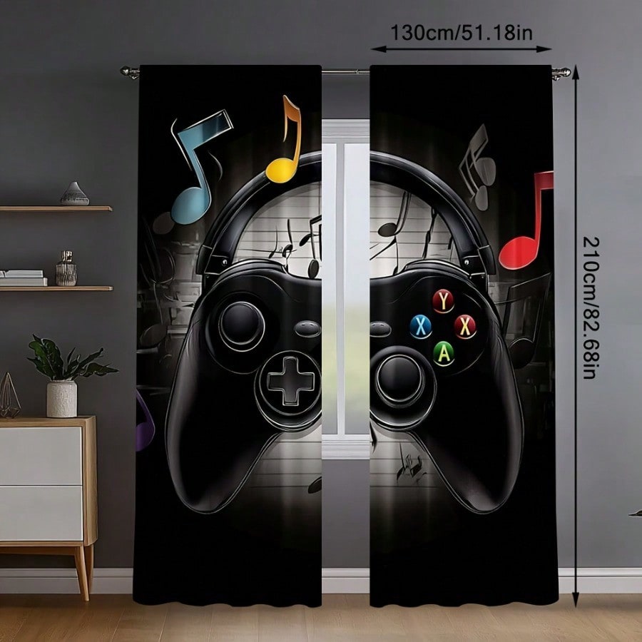 2pcs Retro Gaming Room Curtain - огляд і ціна Retro Gaming Youtube