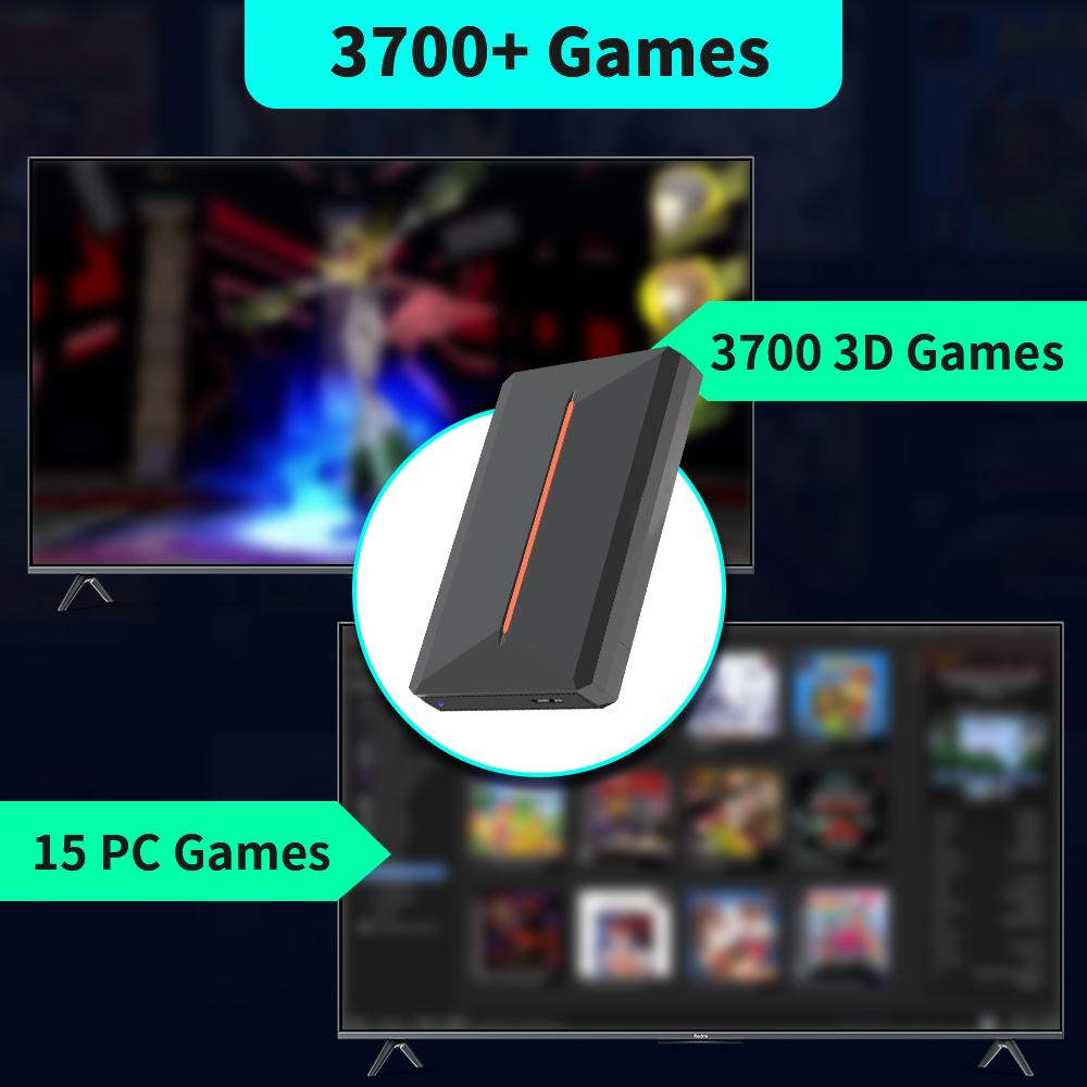Launchbox OS 500GB Portable Ga - огляд і ціна Retro Gaming Play Zone